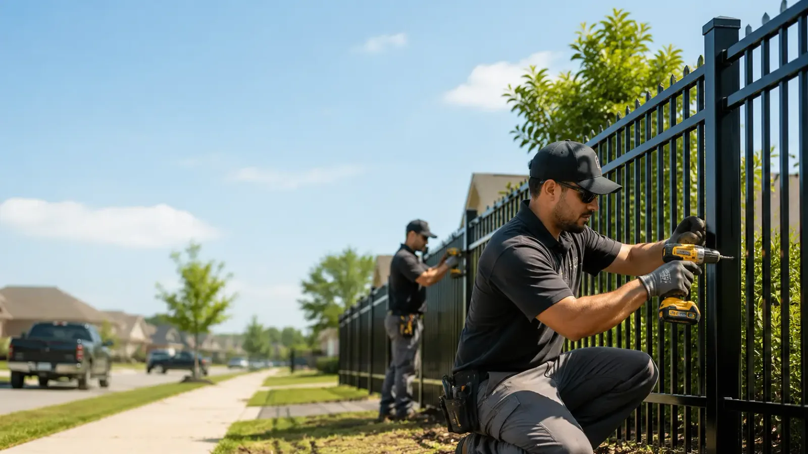 Metal Fence Installation in Braintree, MA